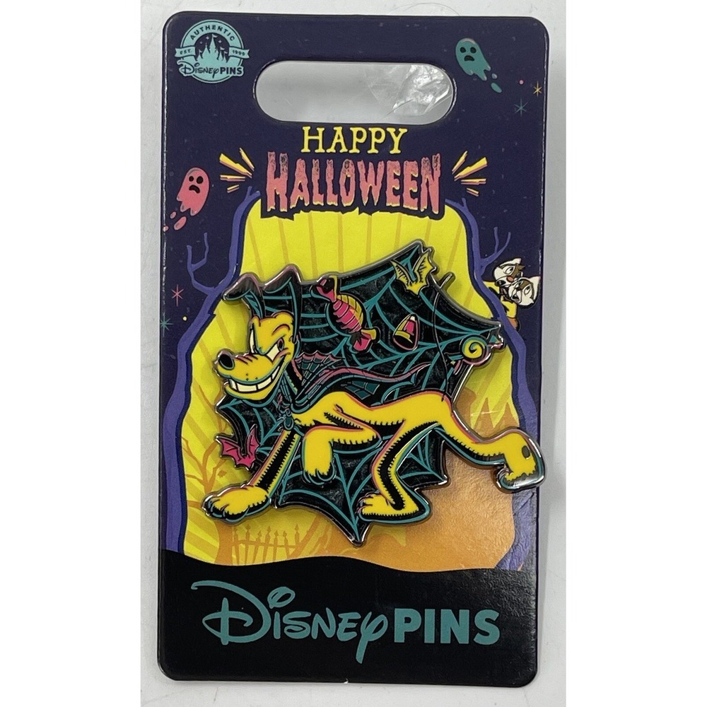 Disney‎ Parks 2023 Happy Halloween Pluto Cobwebs WDW Disneyland New